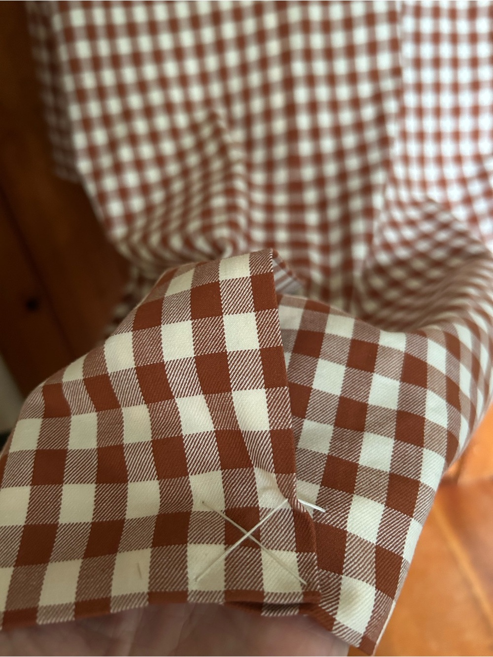 NWT HOUSE OF HARLOW 1960 Trench Coat Gingham Rustic Size Small - Picture 9 of 14